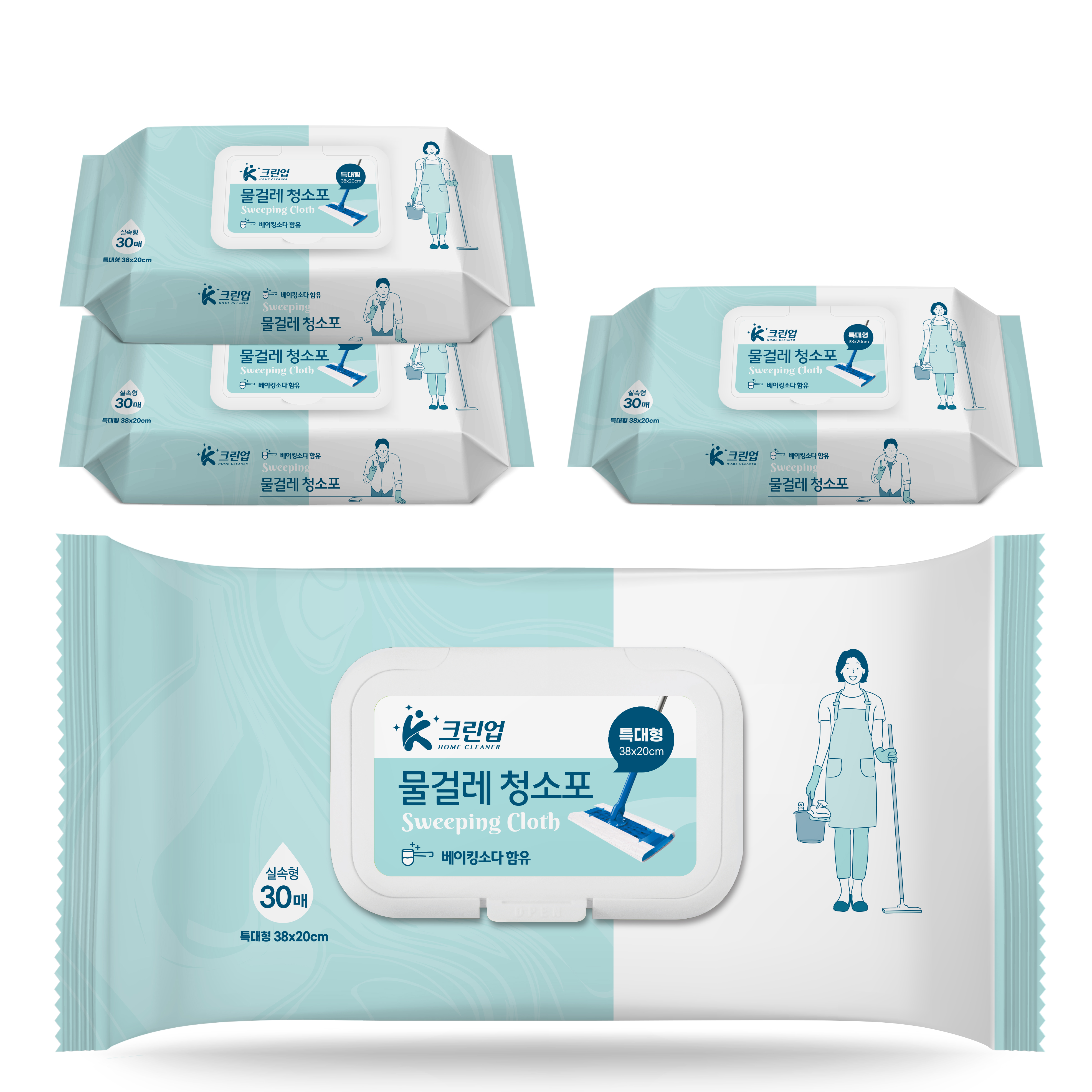 물걸레 청소포 이렇게 많이 사면 진짜 후회 없어요 🧹